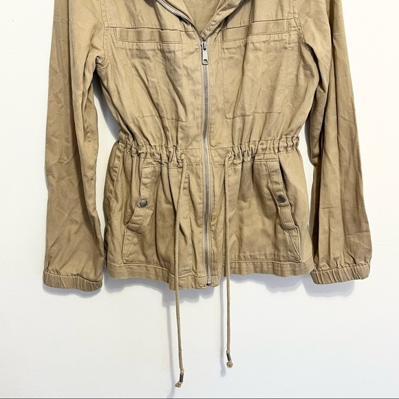 Old Navy Tan Utility Jacket Womens Size Medium - Picture 4 of 9